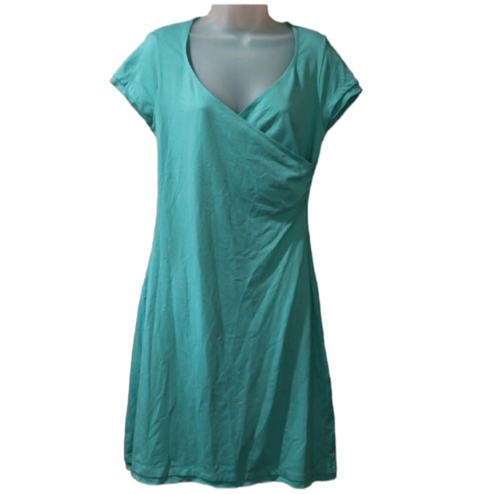 Prana Teal Blue Athletic Dress Activewear Casual Sports Pickleball Medium